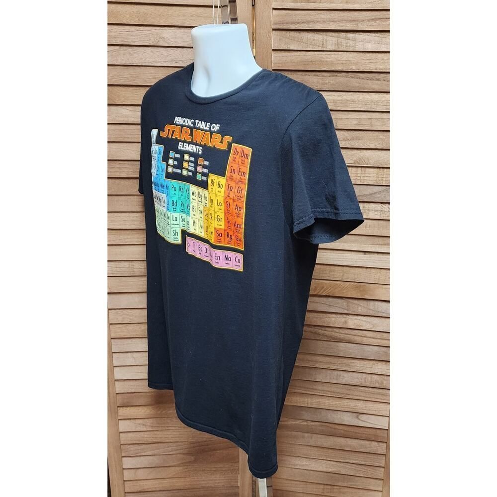 Star Wars Periodic Table of Elements Mens Black T-Shirt Size Large L Tee - Picture 4 of 6